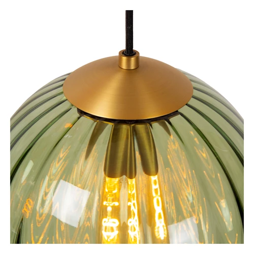 Lucide MONSARAZ - Pendant light - Ø 25 cm - 1xE27 - Green - detail 1